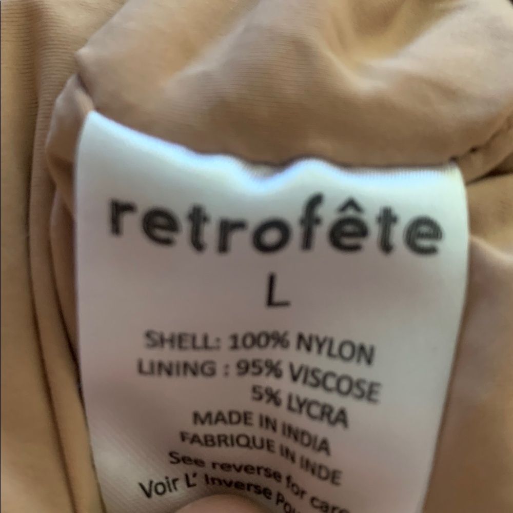 RETROFETE X REVOLVE MICH SEQUIN WOMEN'S DRESS NUDE L - Picture 15 of 16